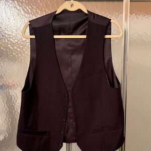 Men's Black Dress Vest - Classic Tailored Waistcoat